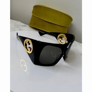 Gucci Mask Black Sunglasses